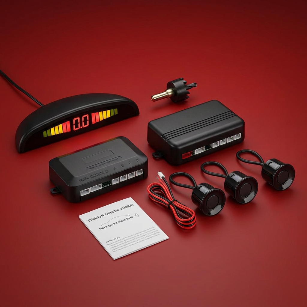 Universal Car LED Parking Sensor 4 Sensors system